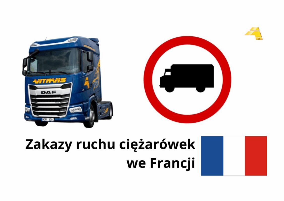 Francja Zakazy ruchu ciężarówek