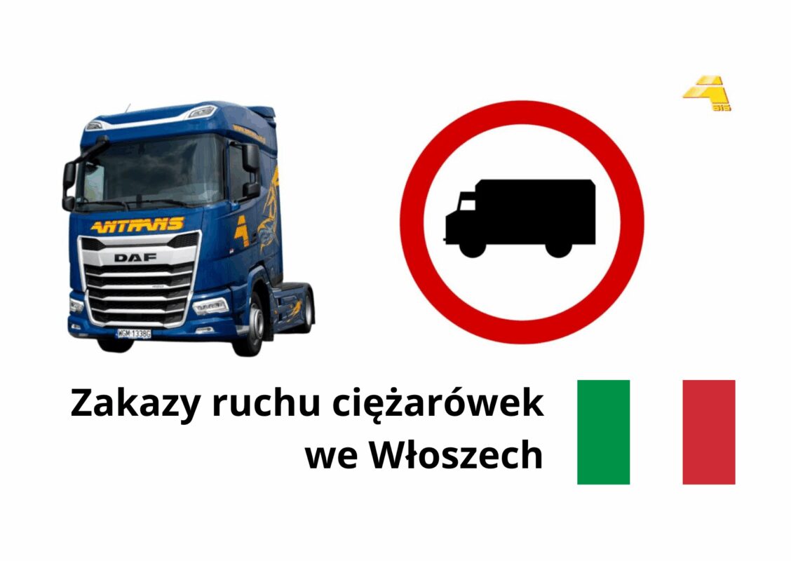 Zakazy ruchu ciężarówek we Włoszech