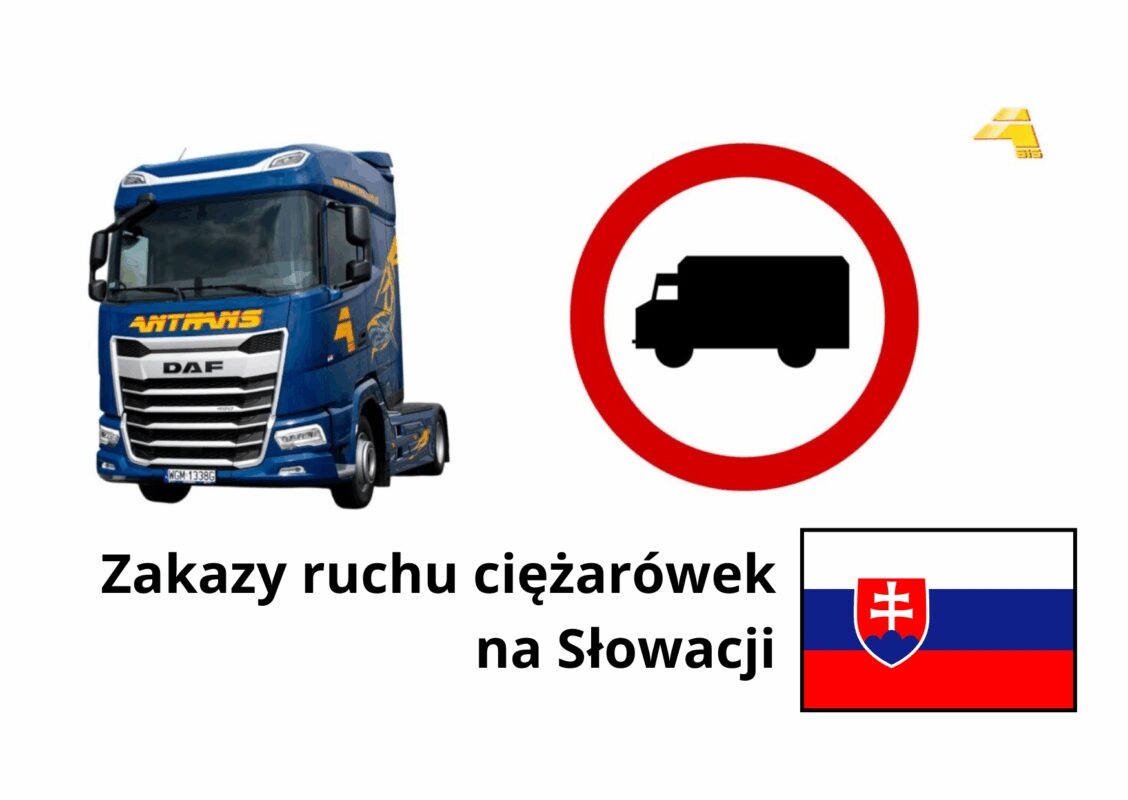 Zakazy ruchu ciężarówek na Słowacji