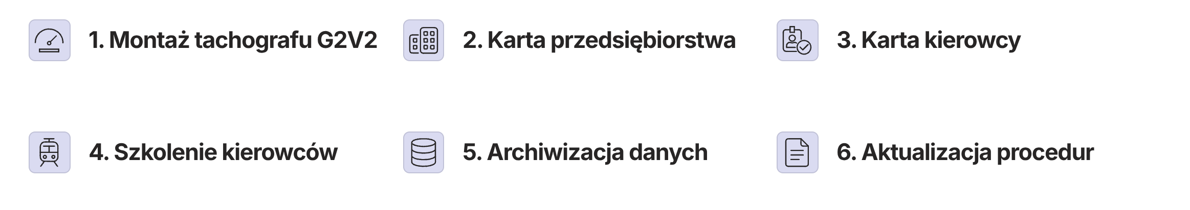 Tachografy w busach od 2026 - zasady