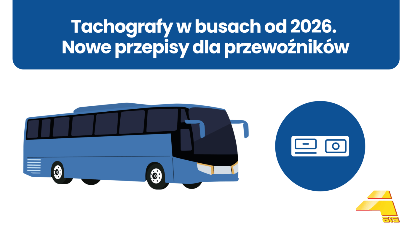 Tachografy w busach od 2026. Nowe przepisy dla przewoźników
