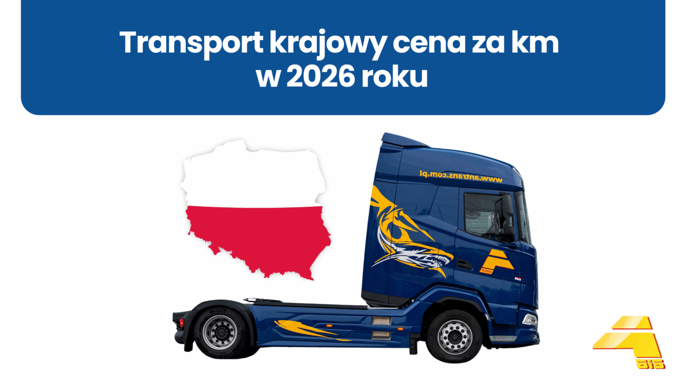 Transport krajowy cena za km w 2026 roku