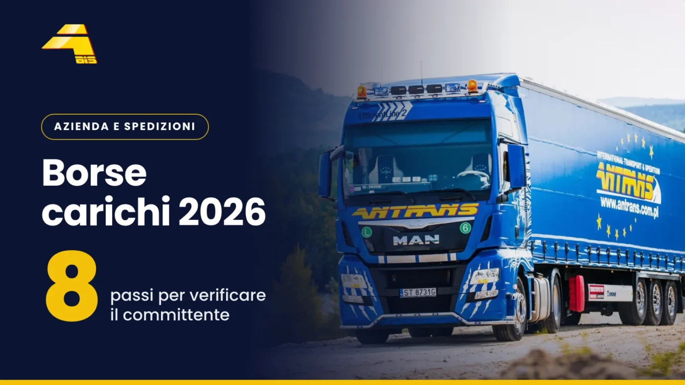 Borse carichi 2026: 8 passi per verificare il committente, foto di un camion Antrans BiS