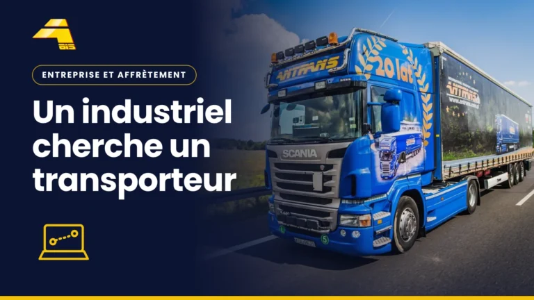 Un industriel cherche un transporteur, photo d'un camion Antrans BiS