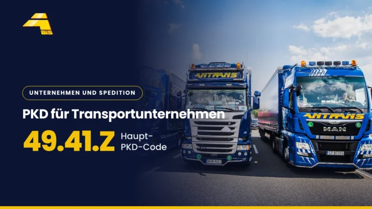 PKD für Transportunternehmen: 49.41.Z Haupt-PKD-Code, Foto eines Lkw von Antrans BiS