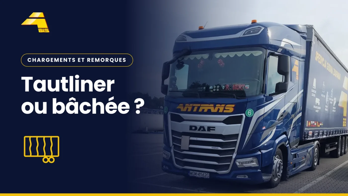 Tautliner ou bâchée ? Photo d’un camion Antrans BiS